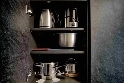 Küche/Küchenzeile in der Unterkunft BANK House Studio M 302 - GRIWA RENT