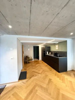 Küche/Küchenzeile in der Unterkunft Art Residence, Gina Sommer