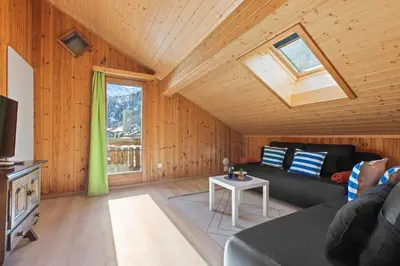 TV/Unterhaltungsangebot in der Unterkunft Bel appartement alpin à 5 min de Saas-Fee