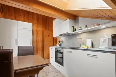 Küche/Küchenzeile in der Unterkunft Bel appartement alpin à 5 min de Saas-Fee