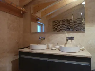 Ein Badezimmer in der Unterkunft Chalet Mont Noble, Les Masses, 4 Vallées Verbier