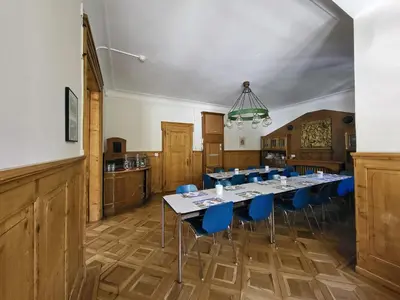 Ein Restaurant oder anderes Speiselokal in der Unterkunft Nordic Arena House