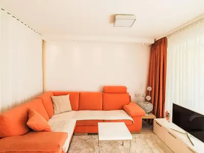 Ein Sitzbereich in der Unterkunft Apartment Cristal-4 by Interhome