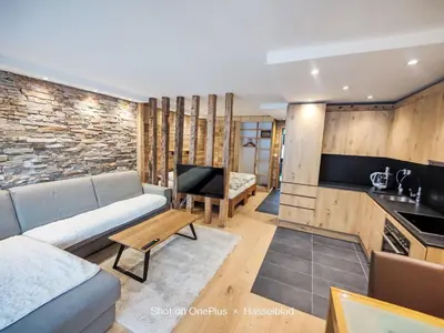 Ein Sitzbereich in der Unterkunft Apartment Cristal-7 by Interhome
