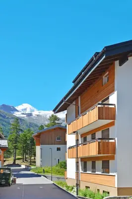 Ein allgemeiner Bergblick oder ein Berglick von der Ferienwohnung aus