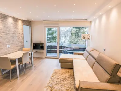 Ein Sitzbereich in der Unterkunft Apartment Flaminia 39 by Interhome