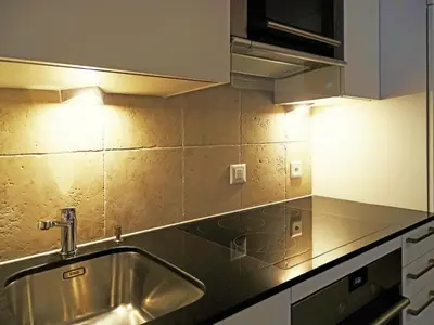 Küche/Küchenzeile in der Unterkunft Apartment Haus Quelle-3 by Interhome