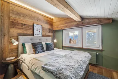 Ein Bett oder Betten in einem Zimmer der Unterkunft Exquisite Duplex with Views by Mrs Miggins