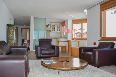 Ein Sitzbereich in der Unterkunft Casa Andrea 417
