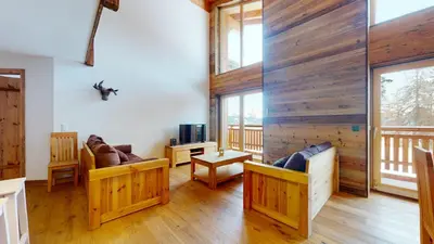 TV/Unterhaltungsangebot in der Unterkunft Les Mayens MA 021 - LUXURY apartment 18 pers