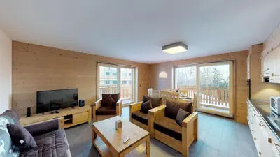 TV/Unterhaltungsangebot in der Unterkunft Les Mayens MB 010 - LUXURY apartment 8 pers