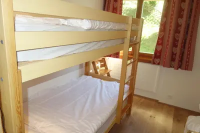 Ein Bett oder Betten in einem Zimmer der Unterkunft Greppons N 002 - MOUNTAIN apartment 9 pers
