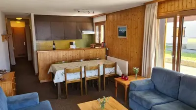 Ein Sitzbereich in der Unterkunft Greppons P 003 - MOUNTAIN apartment 7 pers