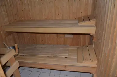 Ein Etagenbett oder Etagenbetten in einem Zimmer der Unterkunft Immeuble Panorama