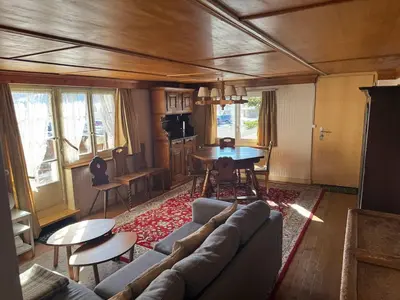 Ein Sitzbereich in der Unterkunft Quietly situated holiday home with marvelous mountain views