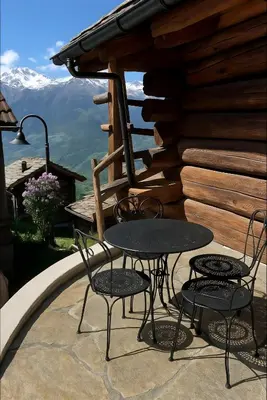 Naturlandschaft in der Nähe des Chalets