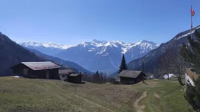 Naturlandschaft in der Nähe der Ferienwohnung