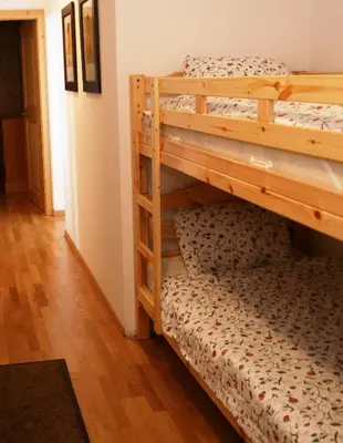 Ein Bett oder Betten in einem Zimmer der Unterkunft Plein Ciel VB 033 - MOUNTAIN apartment 8 pers