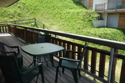 Ein Balkon oder eine Terrasse in der Unterkunft Plein Ciel VB 033 - MOUNTAIN apartment 8 pers