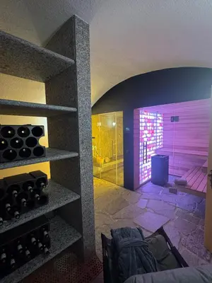 Ein Sitzbereich in der Unterkunft Chalet des Reines - Luxe discret, vue imprenable, calme absolue