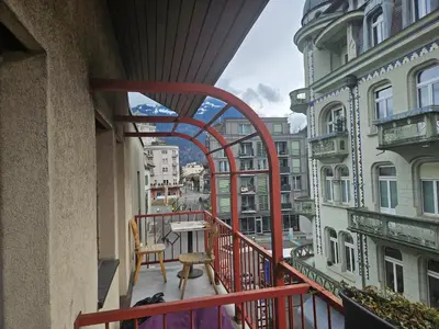 Das Gebäude in dem sich die Ferienwohnung befindet