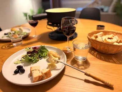 Essen in der Ferienwohnung oder in der Nähe