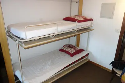Ein Bett oder Betten in einem Zimmer der Unterkunft Mayens de l Ours CZ 031 - MOUNTAIN apartment 6 per