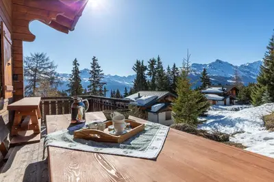 Naturlandschaft in der Nähe des Chalets
