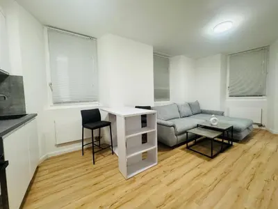 Ein Sitzbereich in der Unterkunft Haus Simplon