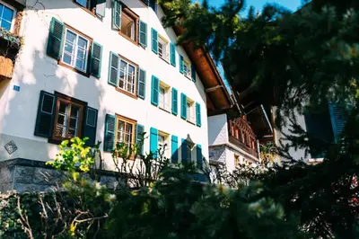 Das Gebäude in dem sich die Ferienwohnung befindet