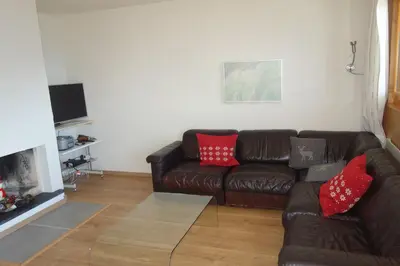 Ein Sitzbereich in der Unterkunft Gentianes G 010 - COSY apartment 8 pers