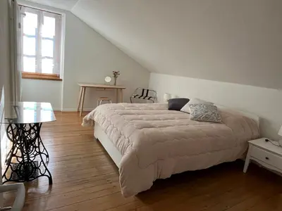 Ein Bett oder Betten in einem Zimmer der Unterkunft Guest House alla Stazione, Ambrì