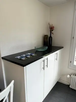 Küche/Küchenzeile in der Unterkunft Cozy City Nest