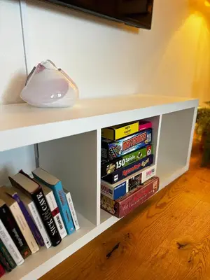 Die Bibliothek in der Ferienwohnung