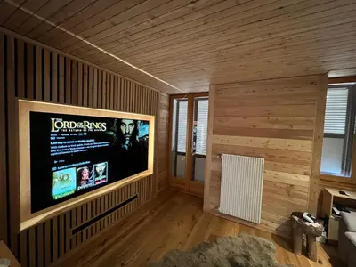 TV/Unterhaltungsangebot in der Unterkunft Evolène Panorama- Renovated Apartment with Dent Blanche View 2-4 persons
