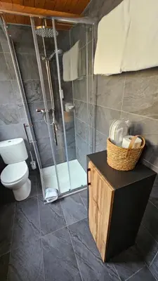Ein Badezimmer in der Unterkunft Alpina Boutique Hotel Interlaken - Ringgenberg - Adults only !