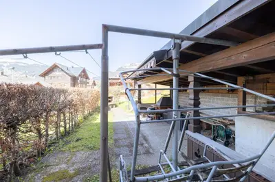 Das Gebäude in dem sich die Ferienwohnung befindet