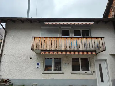 Ein Balkon oder eine Terrasse in der Unterkunft Frutigen Charm - two bedrooms