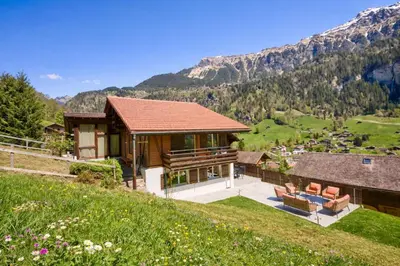 Naturlandschaft in der Nähe des Chalets