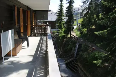 Ein Balkon oder eine Terrasse in der Unterkunft Melezes S 040 - SKI LIFT apartment 6 pers
