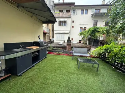 Ein Garten an der Unterkunft Terrasses de Valère
