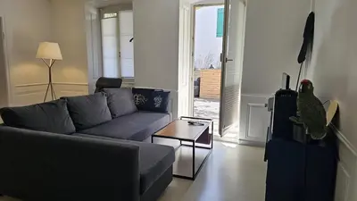 Ein Sitzbereich in der Unterkunft Terrasses de Valère