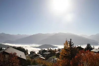 Naturlandschaft in der Nähe des Chalets