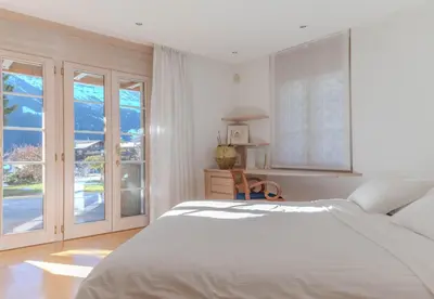 Ein Bett oder Betten in einem Zimmer der Unterkunft Orion - Garten Apartement