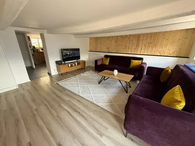 TV/Unterhaltungsangebot in der Unterkunft Charmant appartement Lens - Crans-Montana