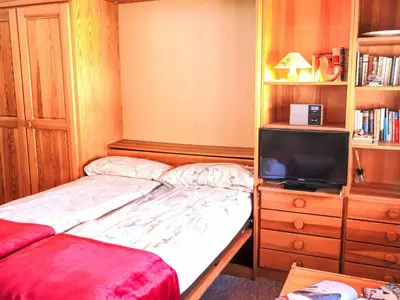 Ein Bett oder Betten in einem Zimmer der Unterkunft Studio La Rocca by Interhome