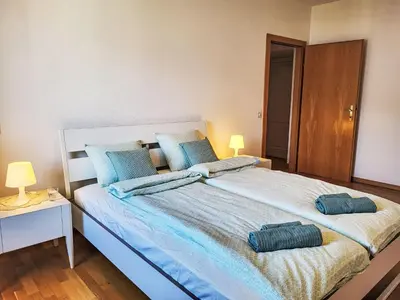 Ein Bett oder Betten in einem Zimmer der Unterkunft Apartment Casa Stella-3 by Interhome