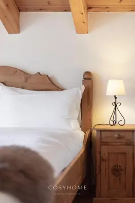 Ein Bett oder Betten in einem Zimmer der Unterkunft Santa Fe l View l Duplex l By CosyHome