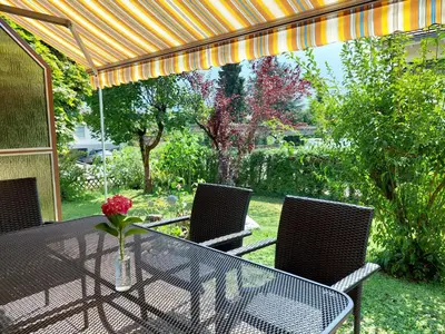 Ein Garten an der Unterkunft Chalet Rose - Einfamilienhaus