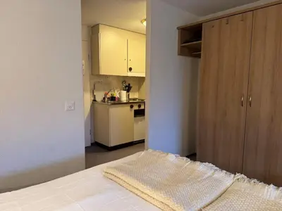 Küche/Küchenzeile in der Unterkunft Zentrumsnahe Wohnung mit Blick